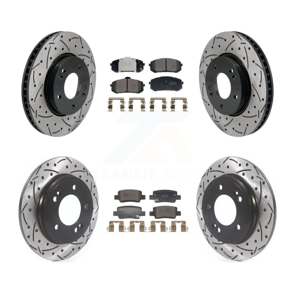 Transit Auto - KDF-101177 - Front and Rear Disc Brake Kits image 1