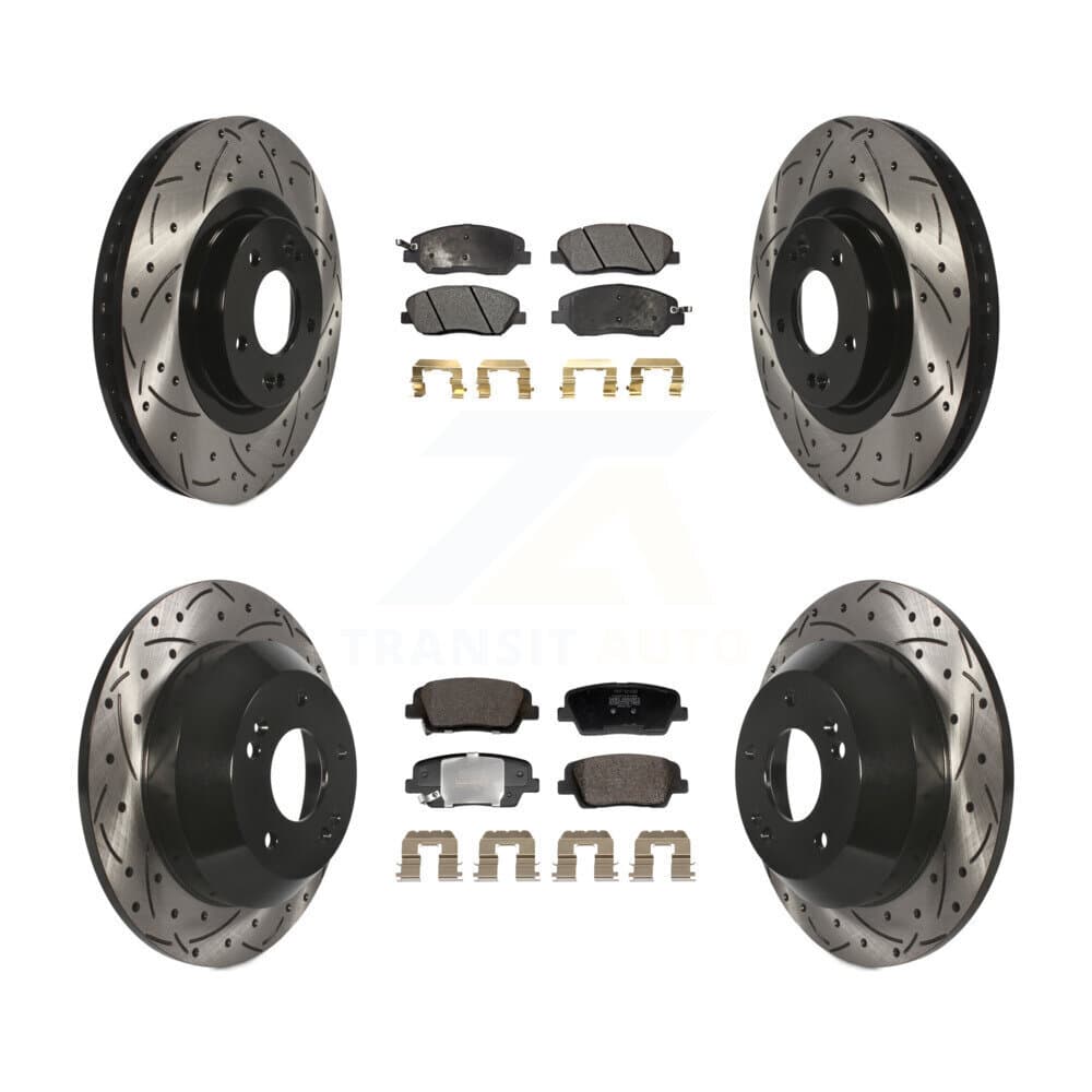 Transit Auto - KDF-101186 - Front and Rear Disc Brake Kits image 1