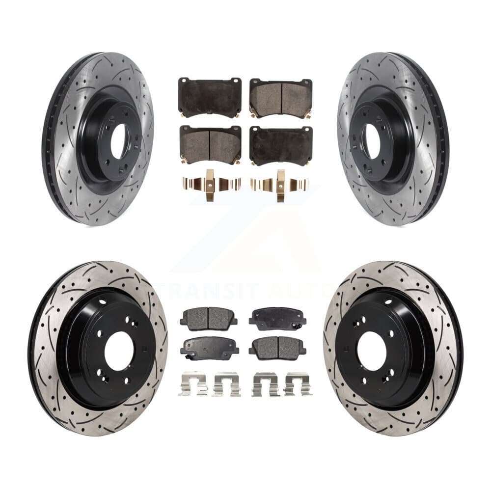 Transit Auto - KDF-101295 - Front and Rear Disc Brake Kits image 1