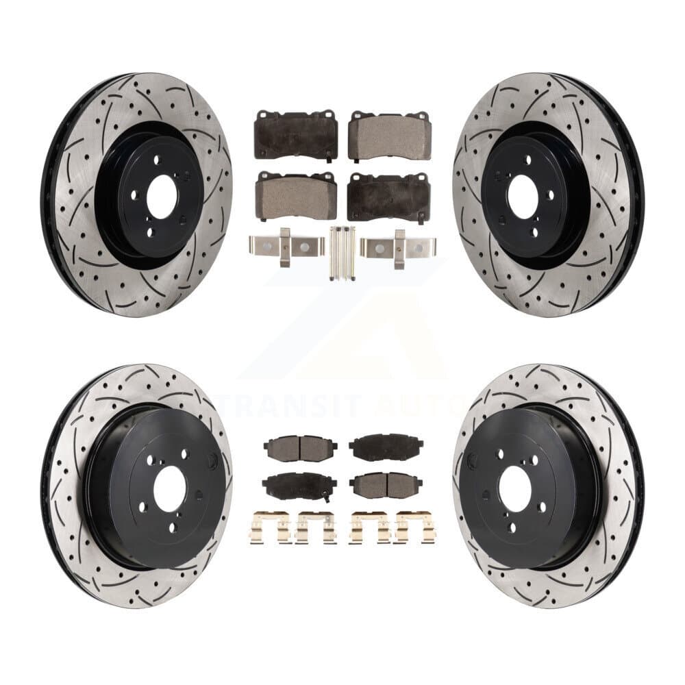 Transit Auto - KDF-101325 - Front and Rear Disc Brake Kits image 1