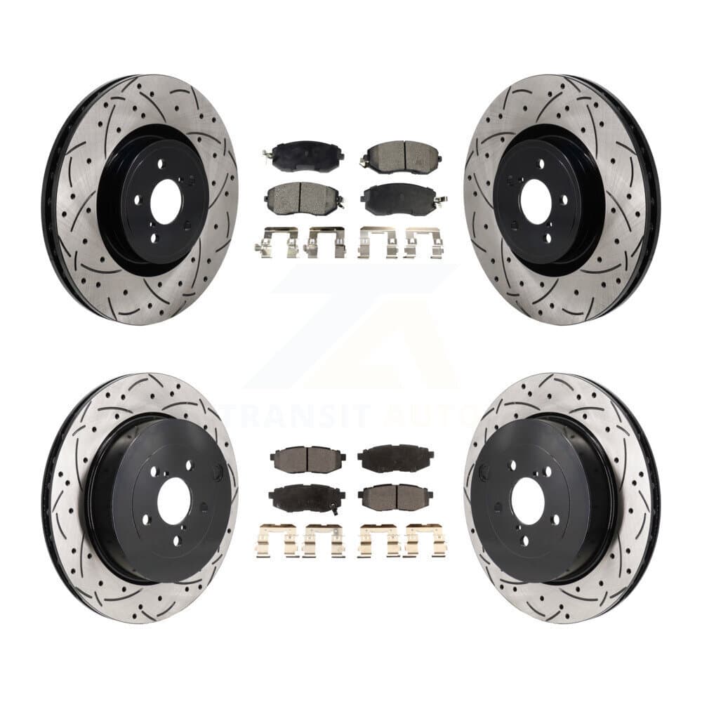 Transit Auto - KDF-101328 - Front and Rear Disc Brake Kits image 1