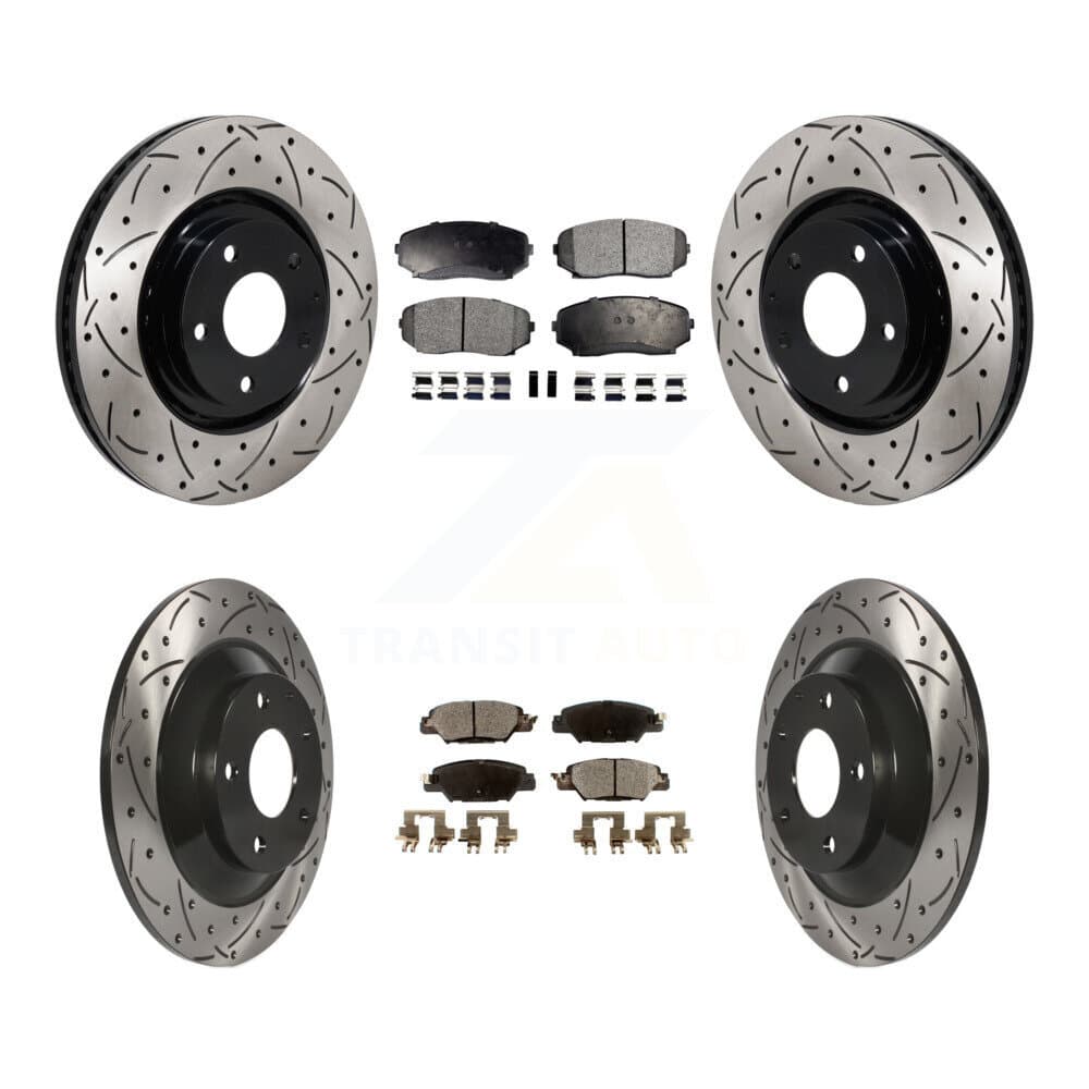 Transit Auto - KDF-101331 - Front and Rear Disc Brake Kits image 1