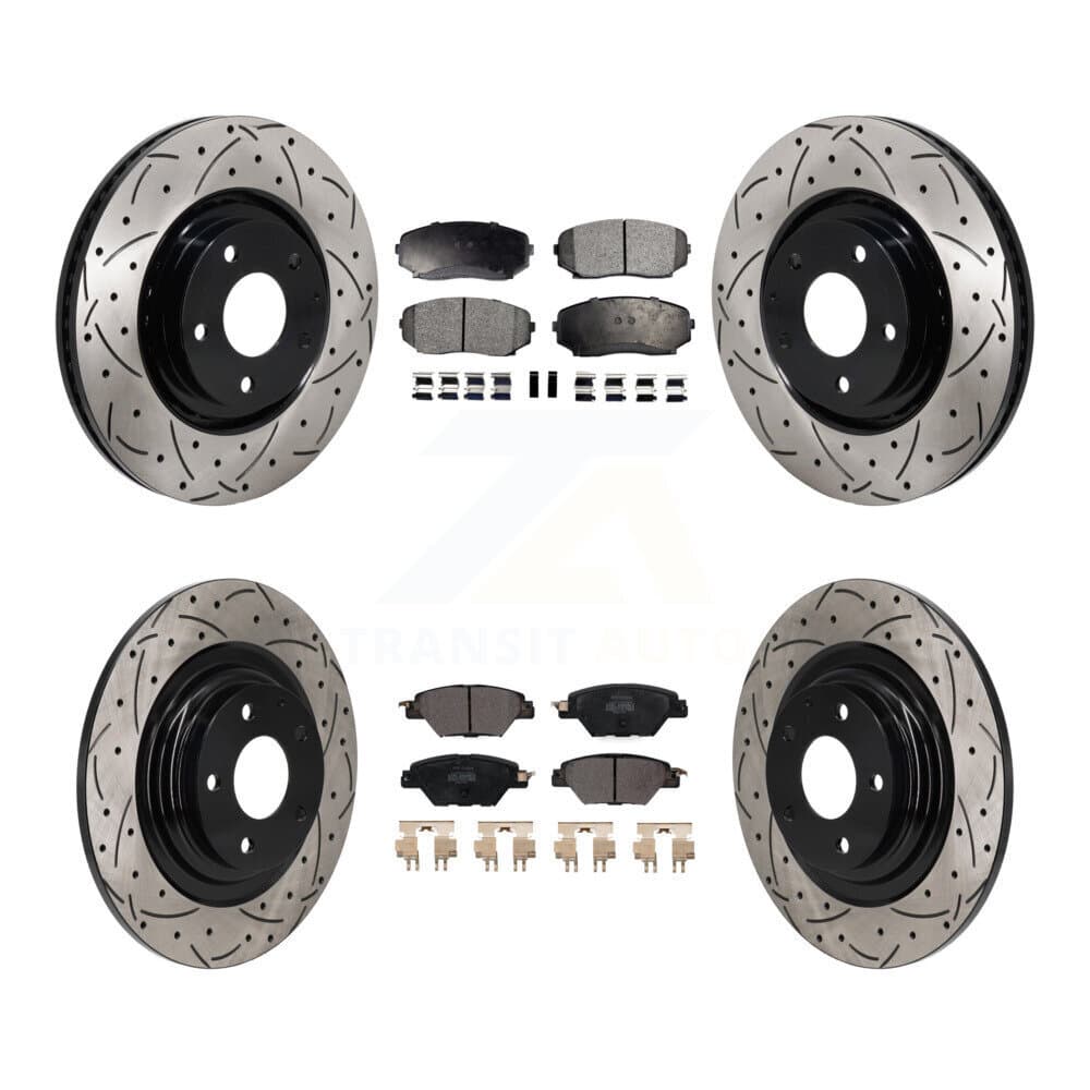 Transit Auto - KDF-101337 - Front and Rear Disc Brake Kits image 1