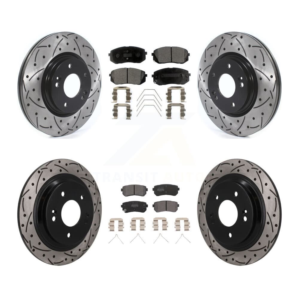 Transit Auto - KDF-101788 - Front and Rear Disc Brake Kits image 1