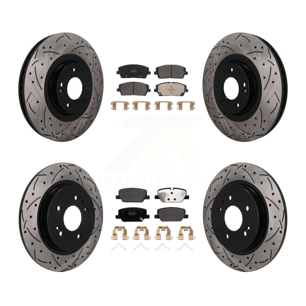 Transit Auto - KDF-101804 - Front and Rear Disc Brake Kits image 1