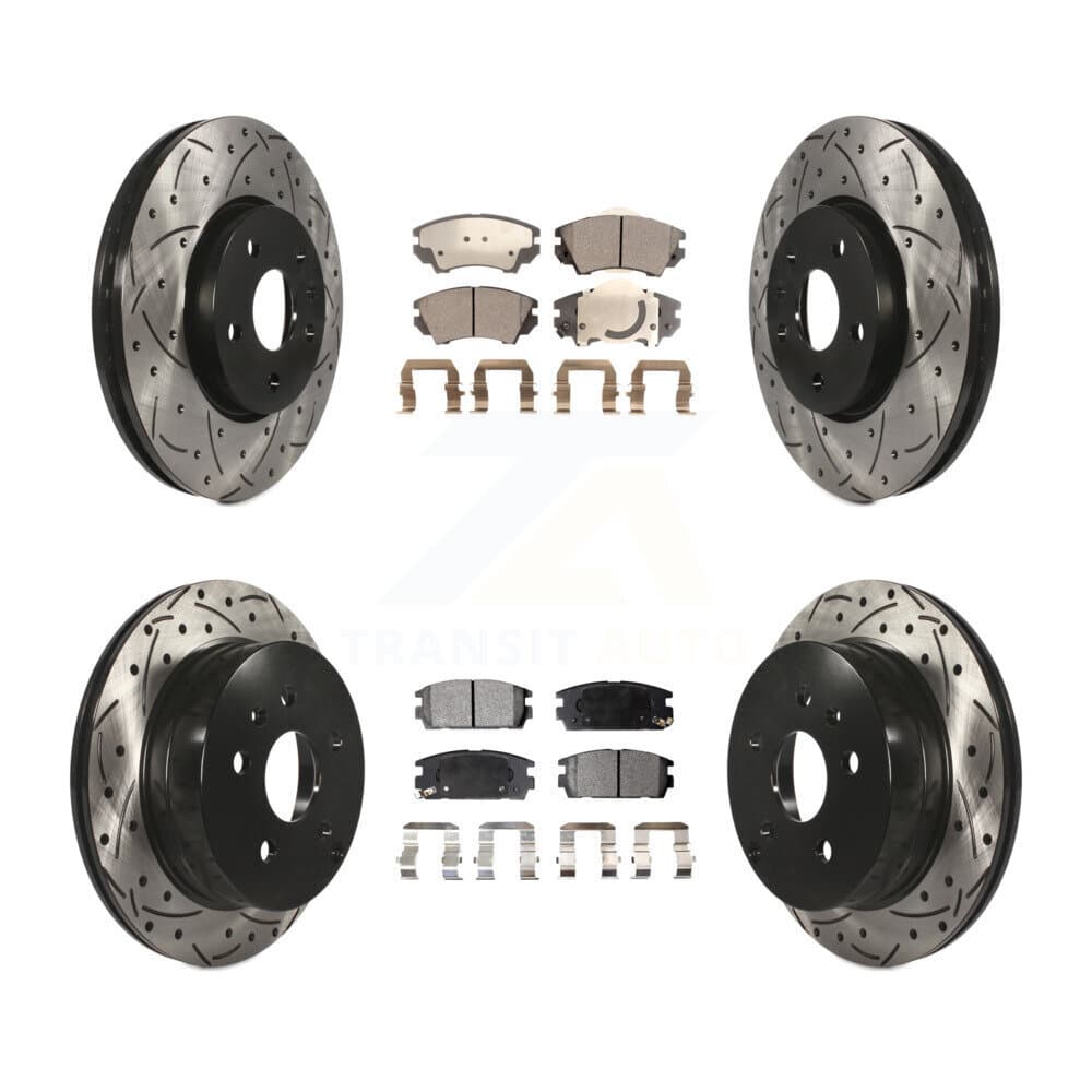 Transit Auto - KDF-101807 - Front and Rear Disc Brake Kits image 1