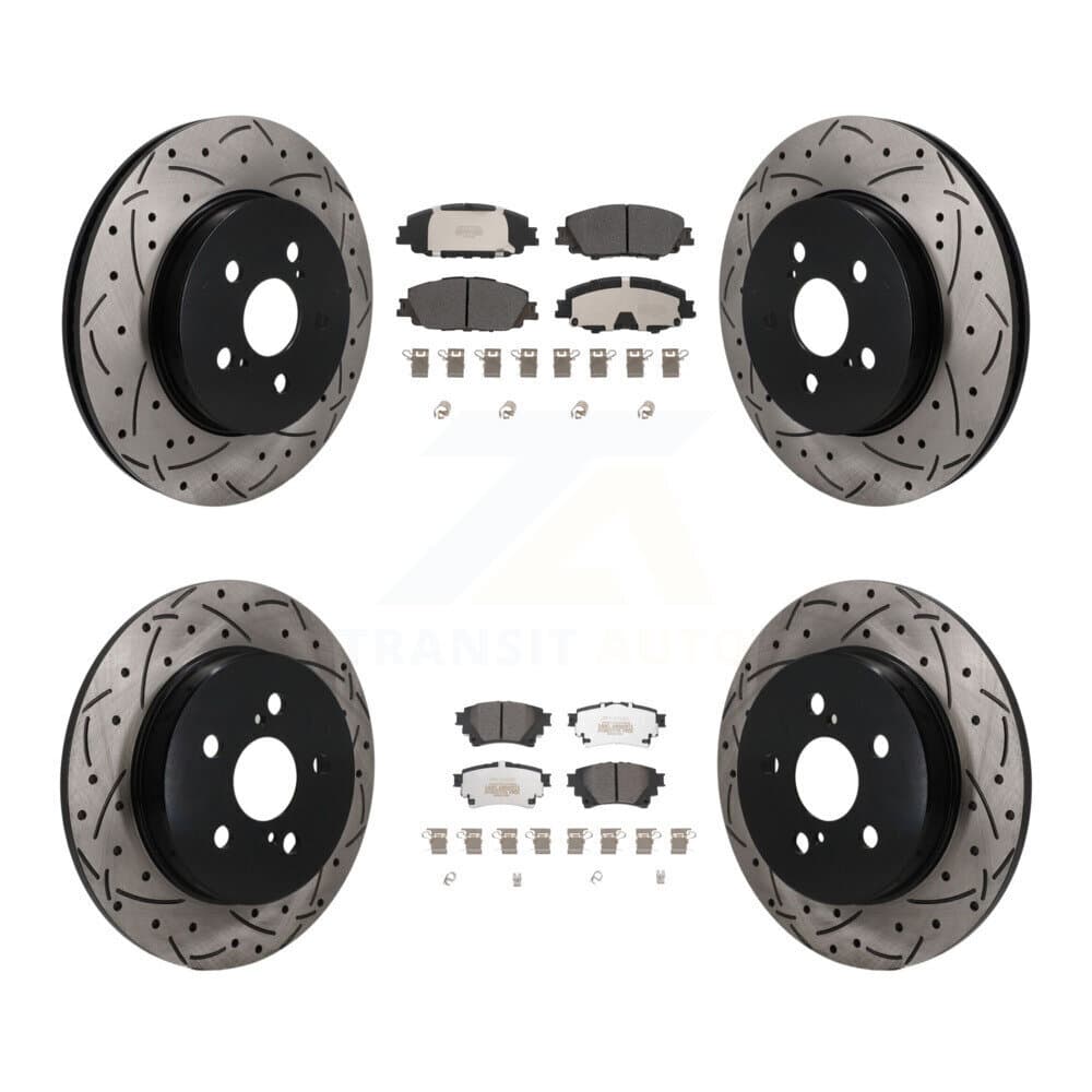 Transit Auto - KDF-101808 - Front and Rear Disc Brake Kits image 1