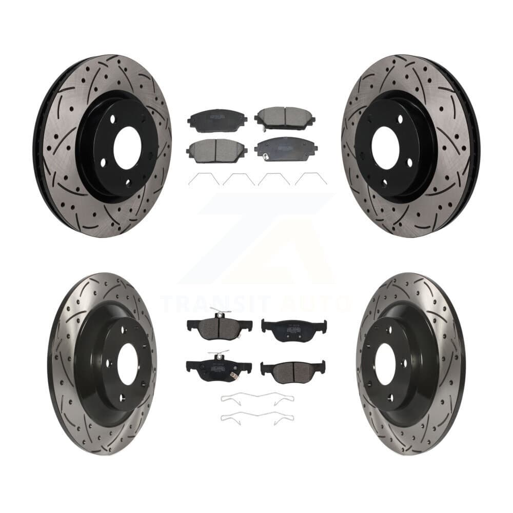 Transit Auto - KDF-101832 - Front and Rear Disc Brake Kits image 1