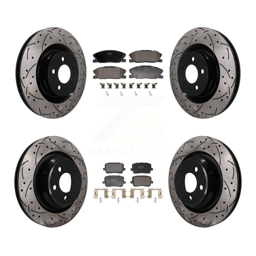 Transit Auto - KDF-101839 - Front and Rear Disc Brake Kits image 1