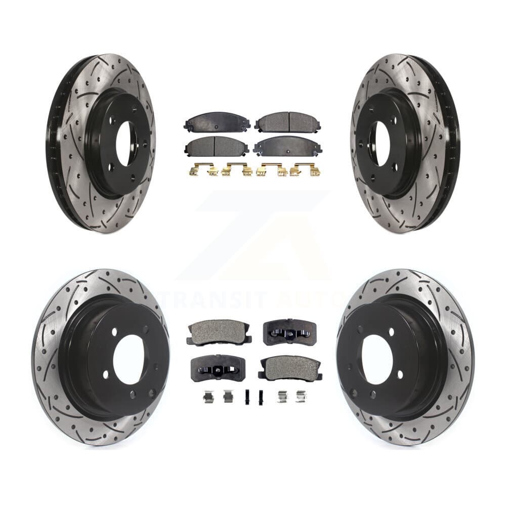 Transit Auto - KDF-101849 - Front and Rear Disc Brake Kits image 1