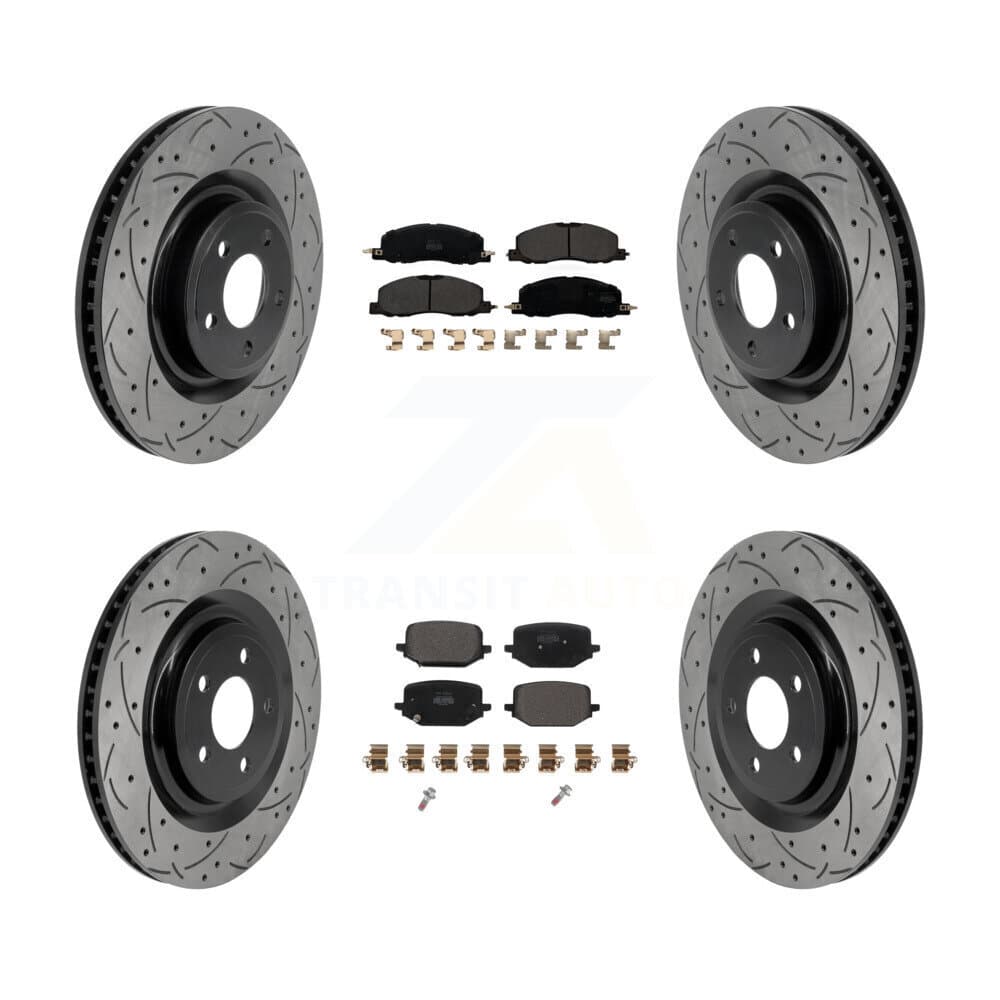 Transit Auto - KDF-101856 - Front and Rear Disc Brake Kits image 1