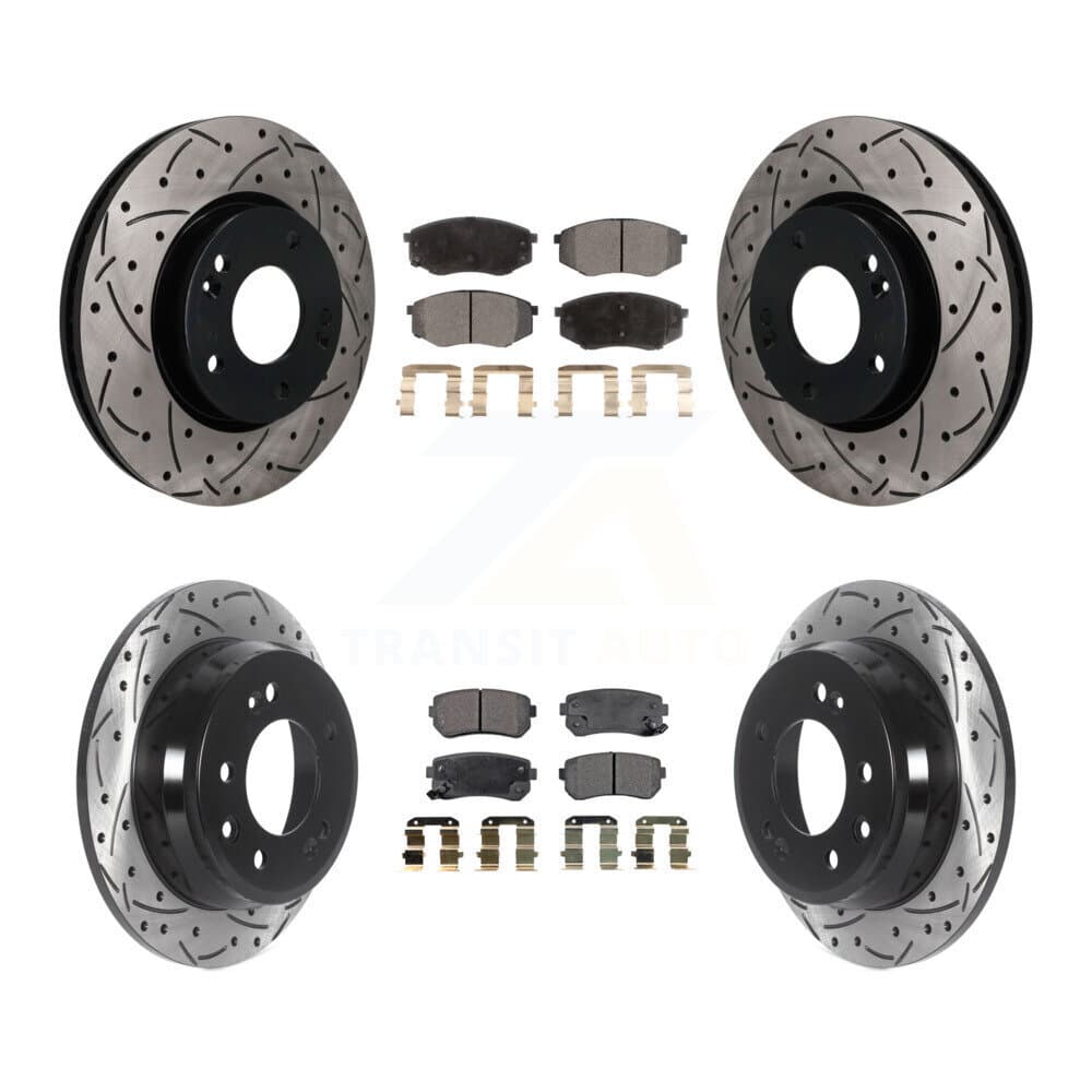 Transit Auto - KDF-101857 - Front and Rear Disc Brake Kits image 1