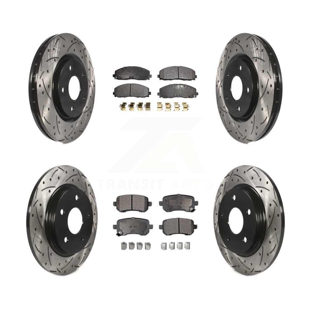 Transit Auto - KDF-101861 - Front and Rear Disc Brake Kits image 1