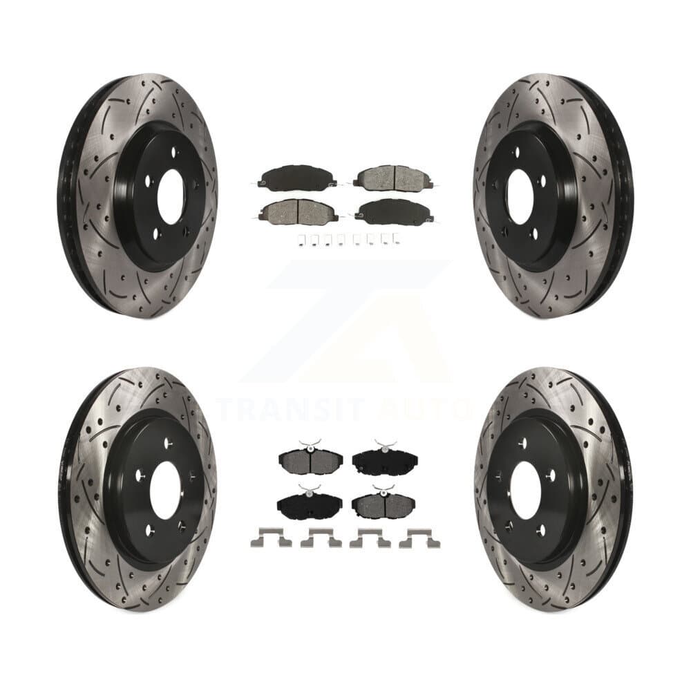 Transit Auto - KDS-100198 - Front and Rear Disc Brake Kits image 1