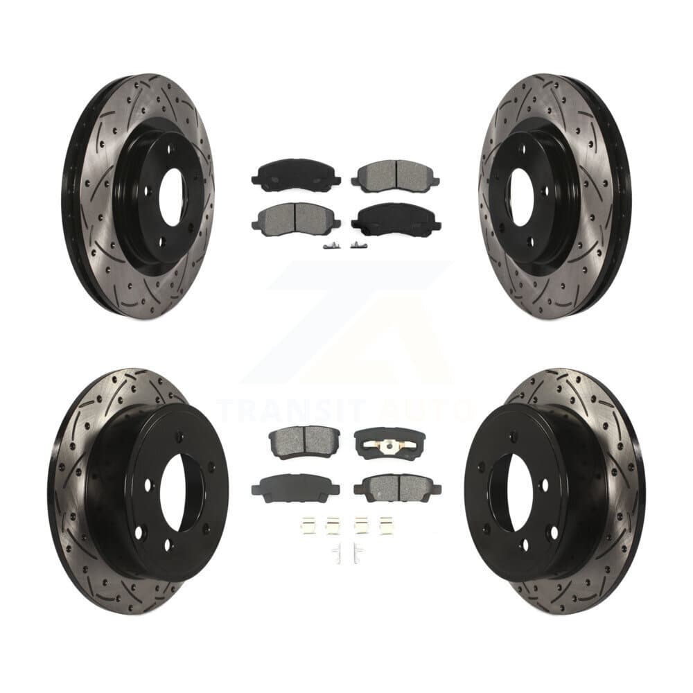 Transit Auto - KDS-100233 - Front and Rear Disc Brake Kits image 1