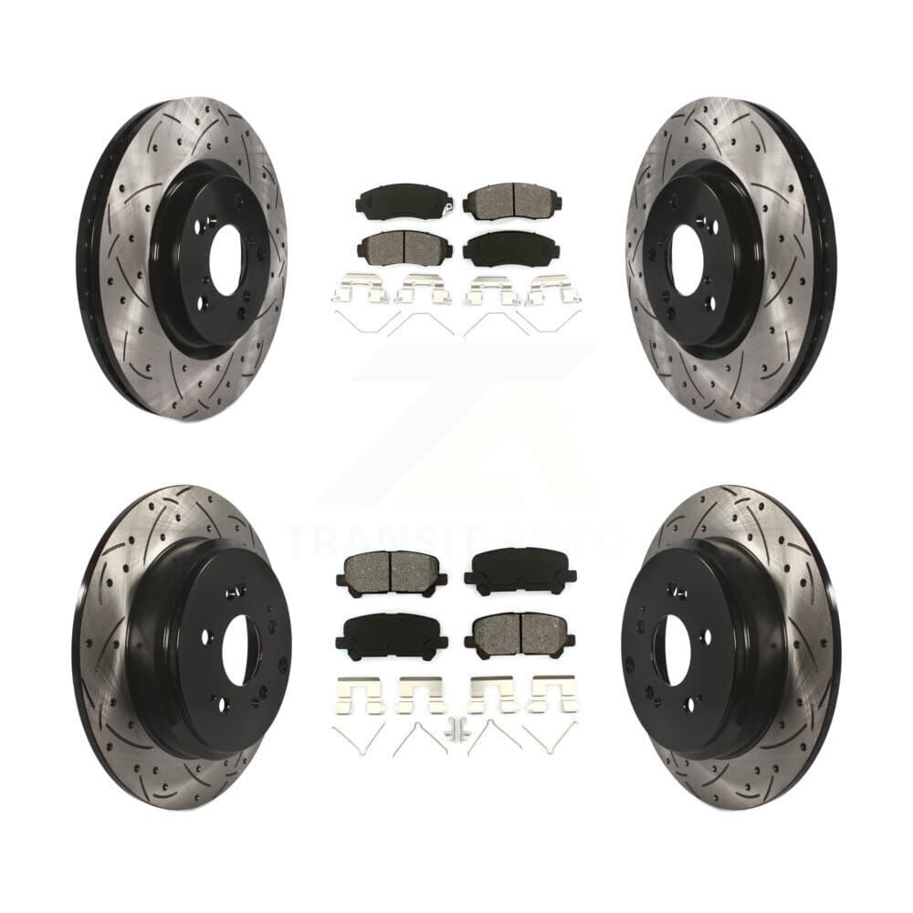 Transit Auto - KDS-100324 - Front and Rear Disc Brake Kits image 1