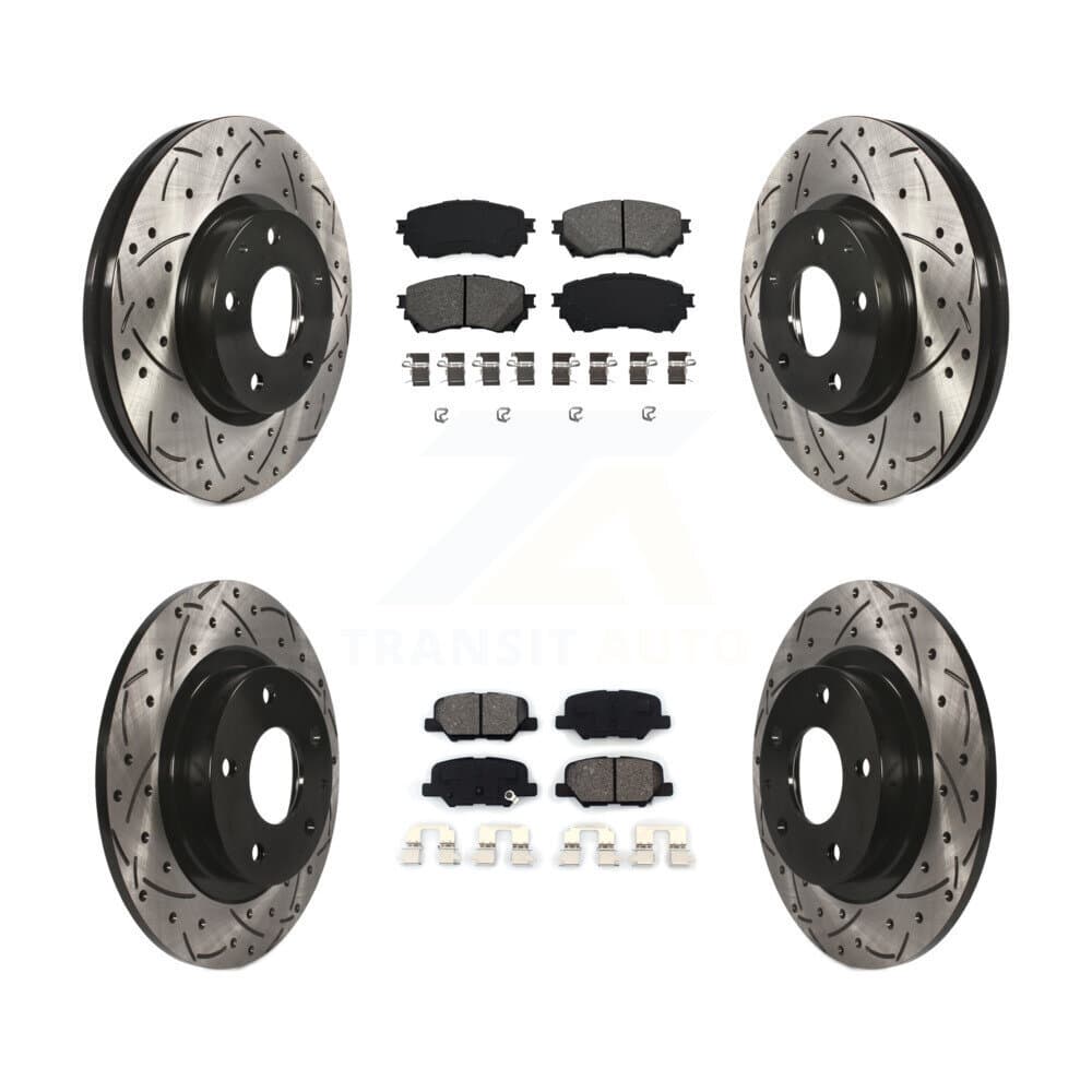 Transit Auto - KDS-100347 - Front and Rear Disc Brake Kits image 1