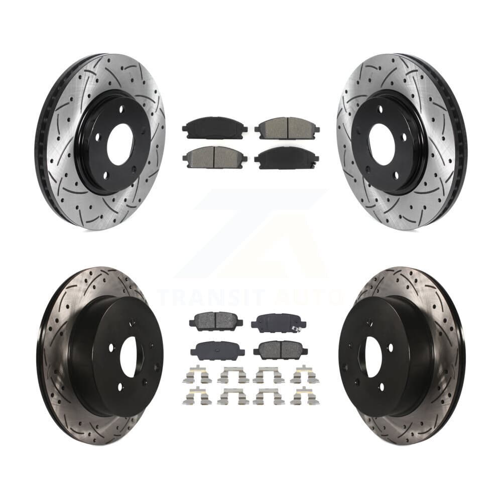 Transit Auto - KDS-100721 - Front and Rear Disc Brake Kits image 1