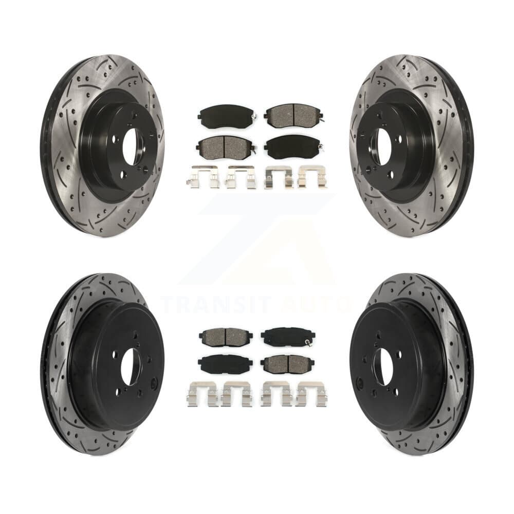 Transit Auto - KDS-100725 - Front and Rear Disc Brake Kits image 1