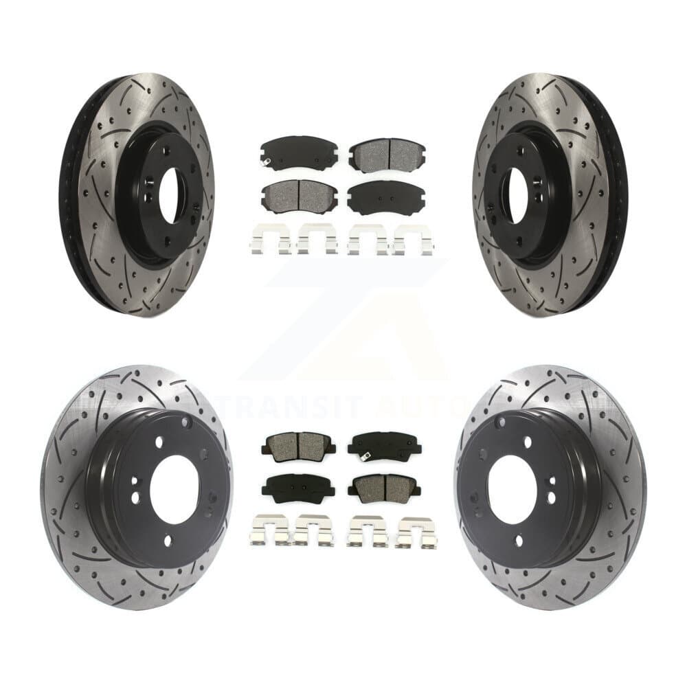 Transit Auto - KDS-100734 - Front and Rear Disc Brake Kits image 1