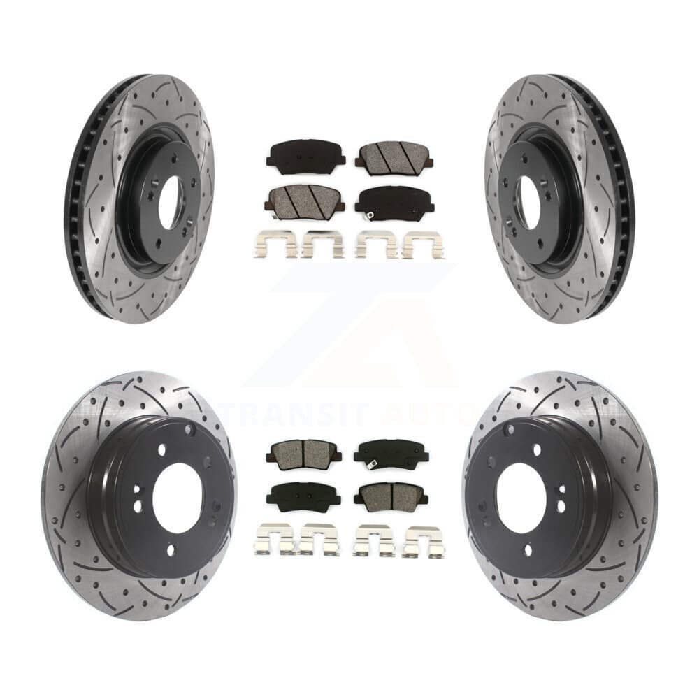 Transit Auto - KDS-100757 - Front and Rear Disc Brake Kits image 1