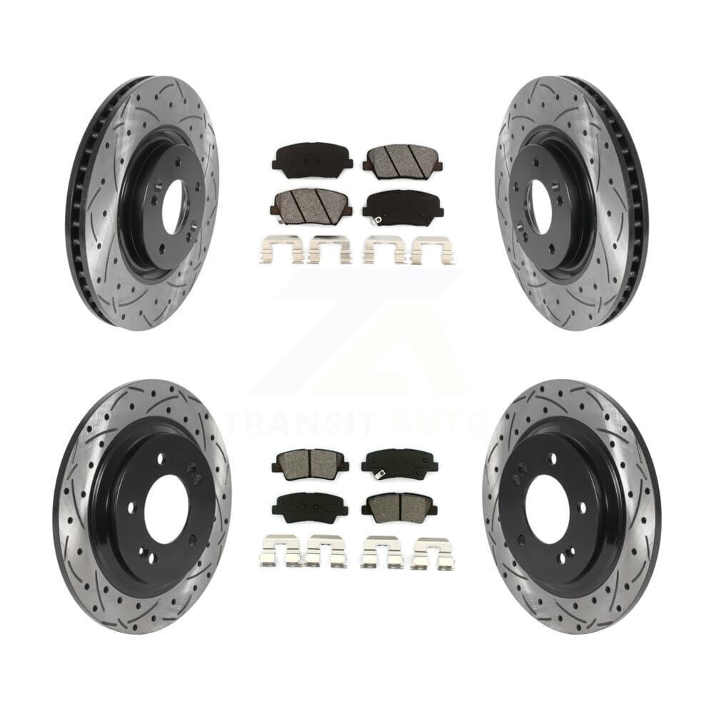 Transit Auto - KDS-100758 - Front and Rear Disc Brake Kits image 1