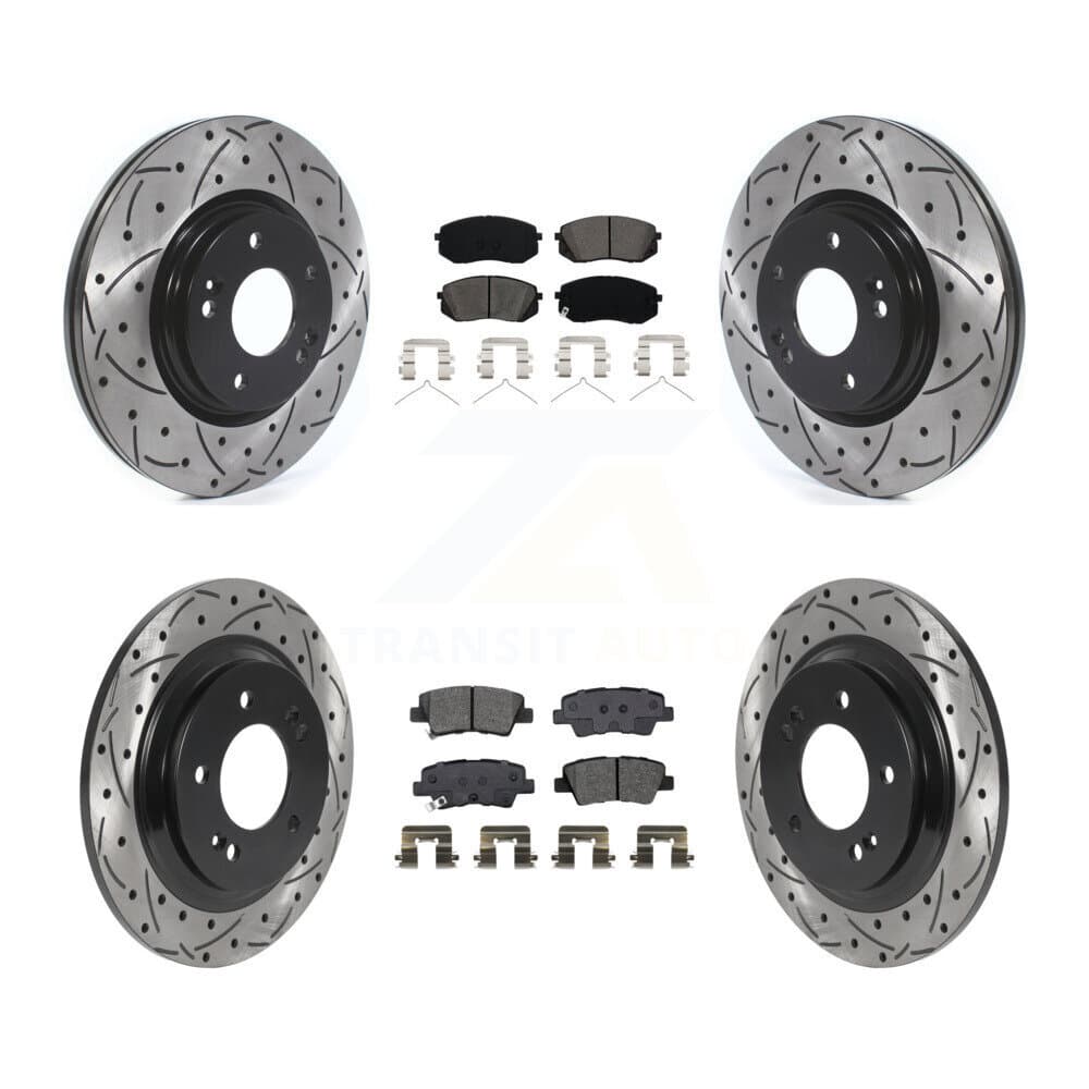 Transit Auto - KDS-100777 - Front and Rear Disc Brake Kits image 1