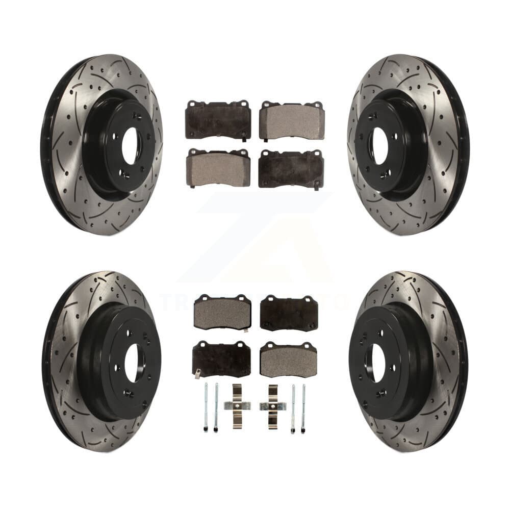 Transit Auto - KDT-100363 - Front and Rear Disc Brake Kits image 1