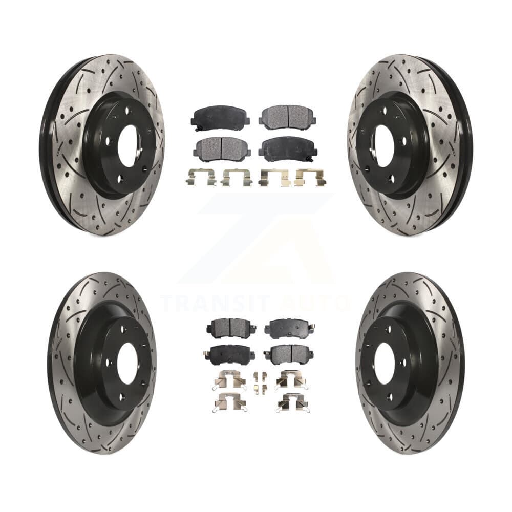 Transit Auto - KDT-100391 - Front and Rear Disc Brake Kits image 1
