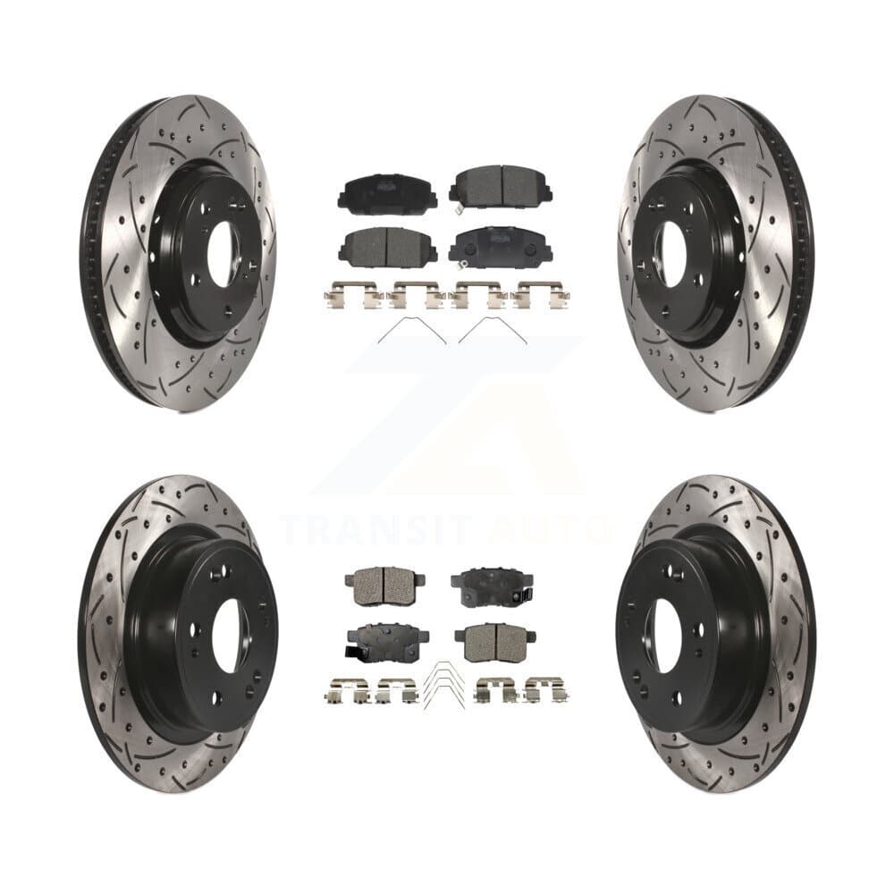 Transit Auto - KDT-100421 - Front and Rear Disc Brake Kits image 1