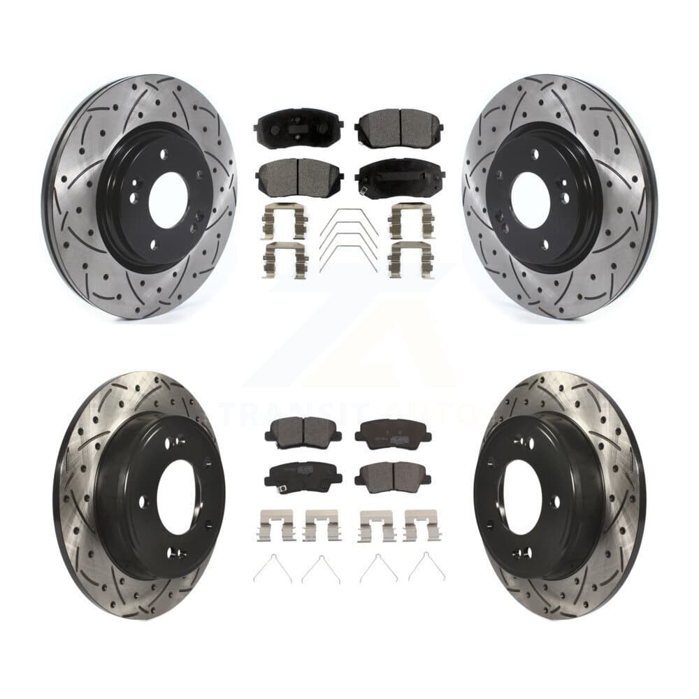 Transit Auto - KDT-100685 - Front and Rear Disc Brake Kits image 1