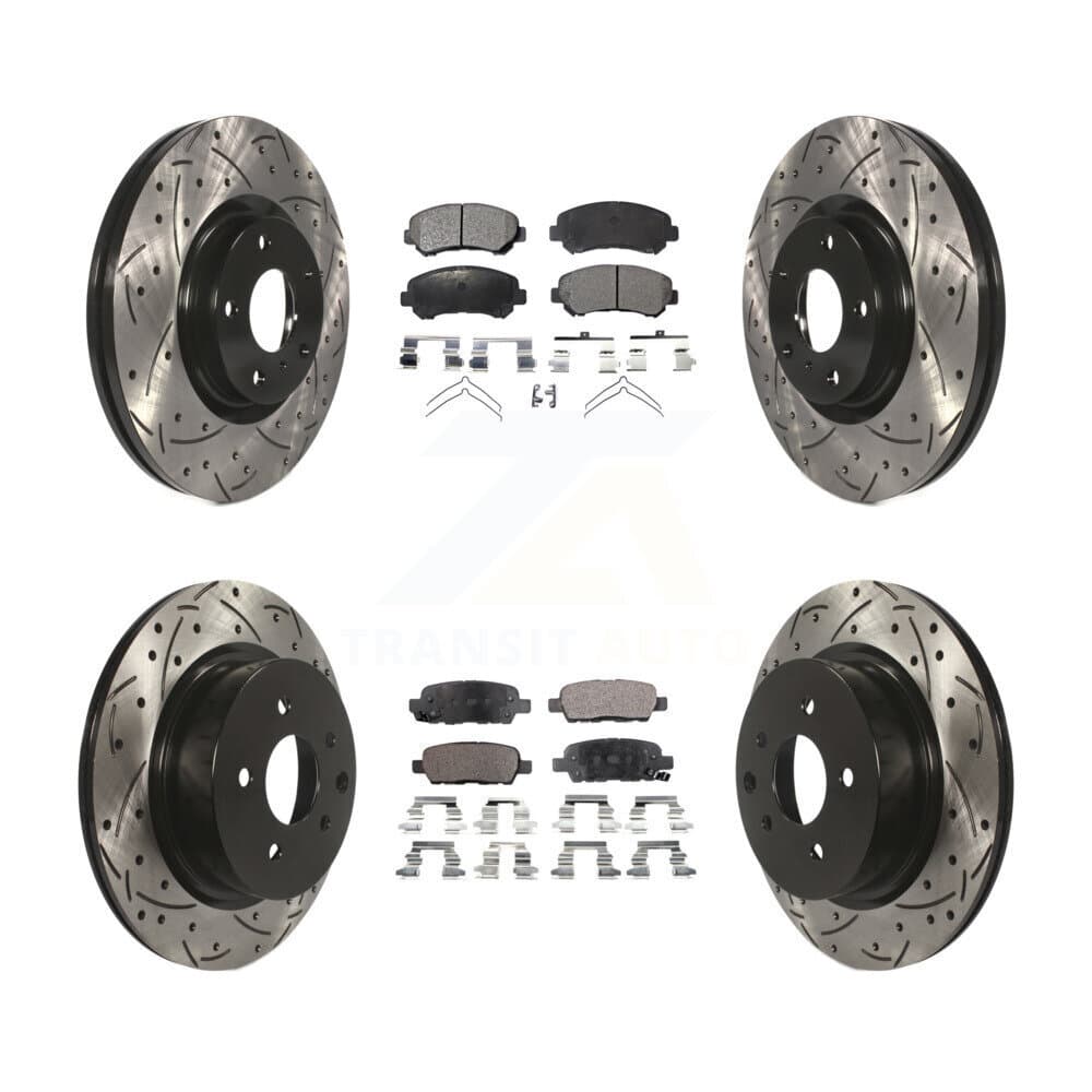 Transit Auto - KDT-100736 - Front and Rear Disc Brake Kits image 1