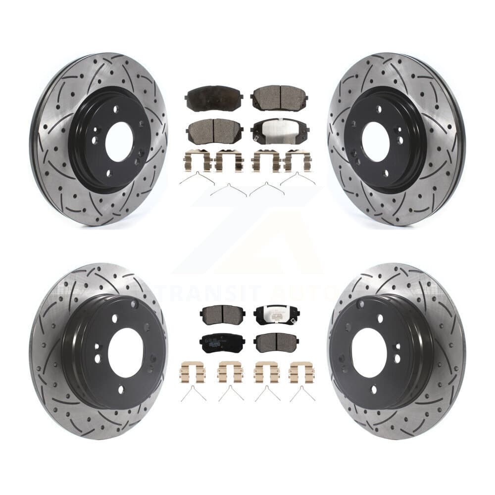 Transit Auto - KDT-100896 - Front and Rear Disc Brake Kits image 1