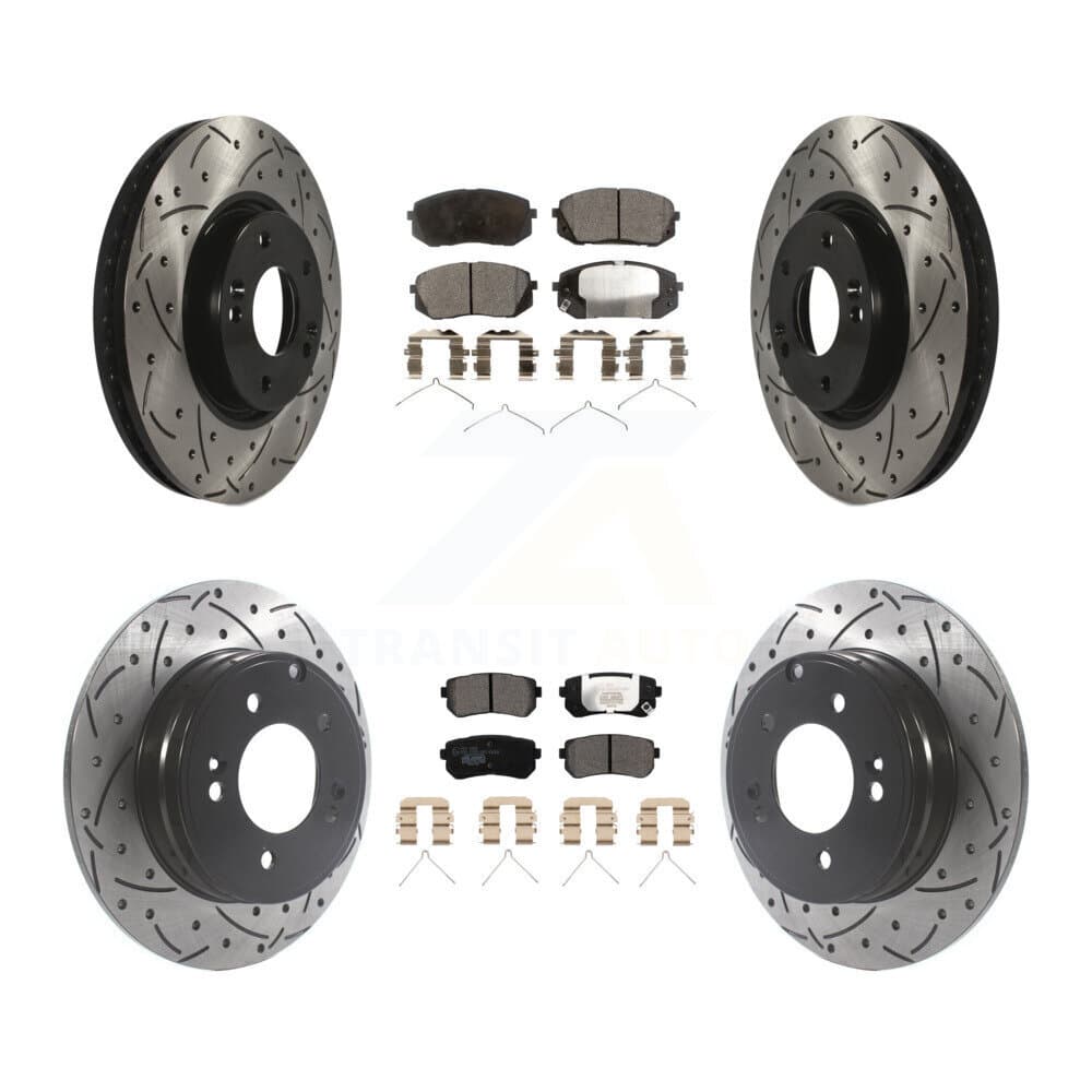 Transit Auto - KDT-101170 - Front and Rear Disc Brake Kits image 1