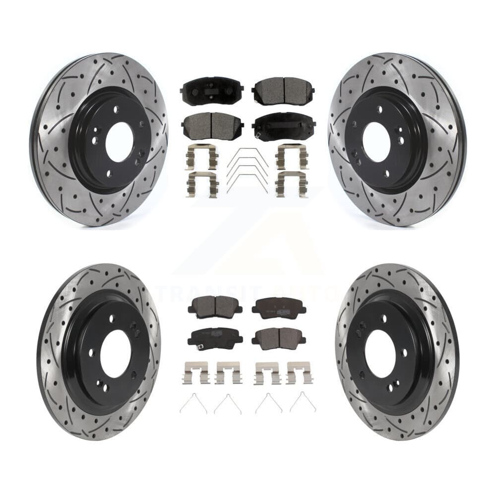 Transit Auto - KDT-101171 - Front and Rear Disc Brake Kits image 1