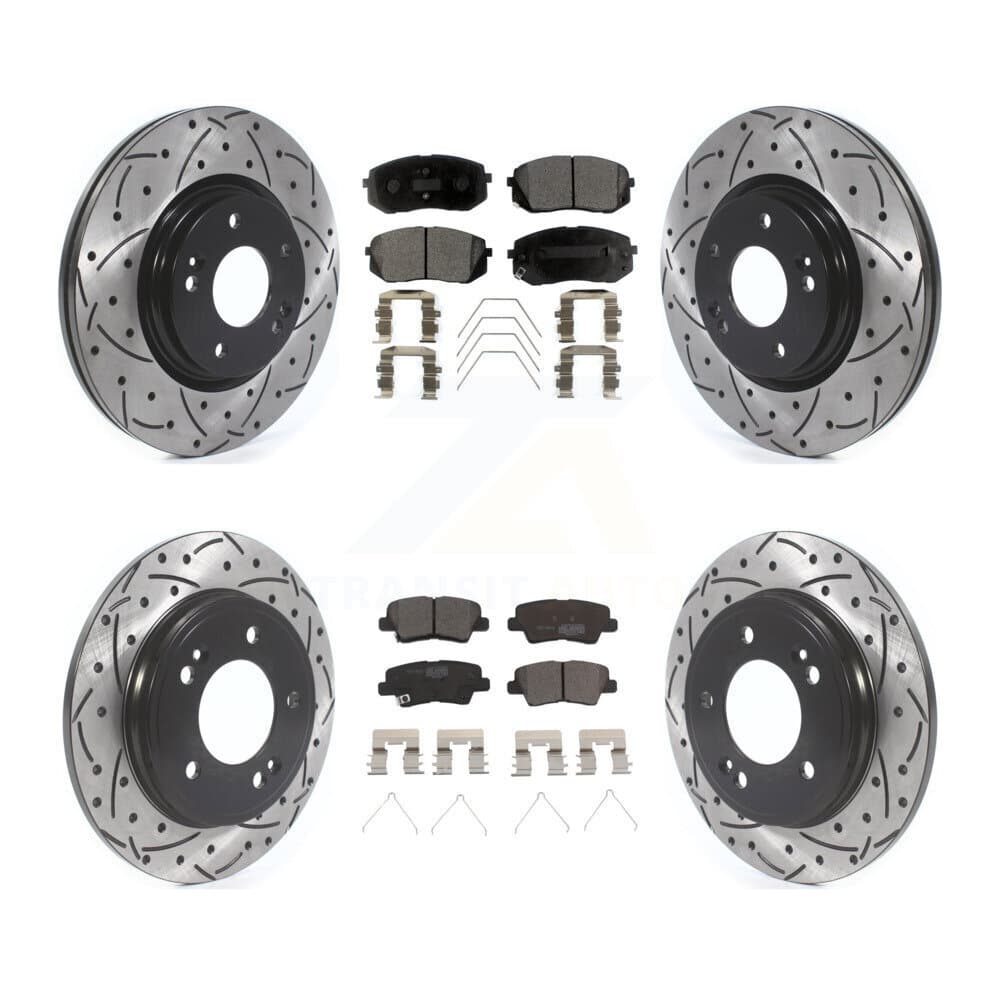 Transit Auto - KDT-101177 - Front and Rear Disc Brake Kits image 1