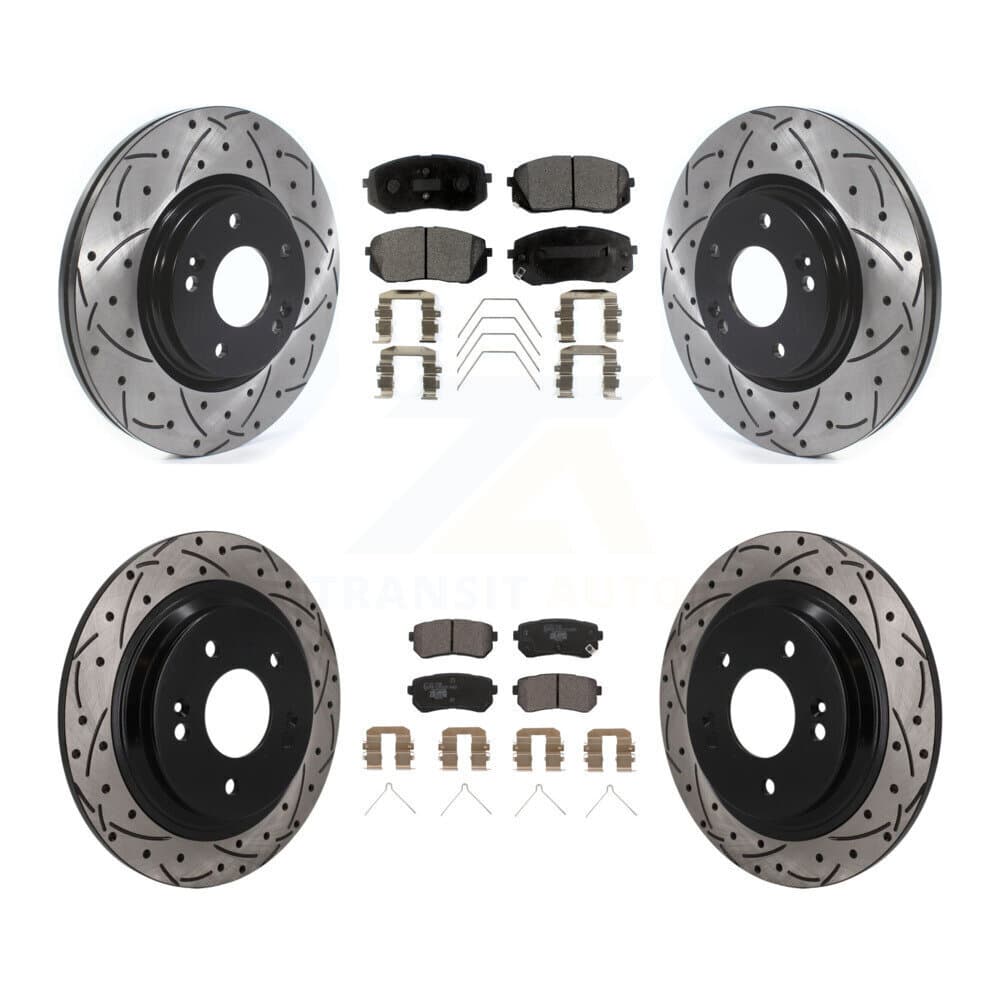 Transit Auto - KDT-101888 - Front and Rear Disc Brake Kits image 1