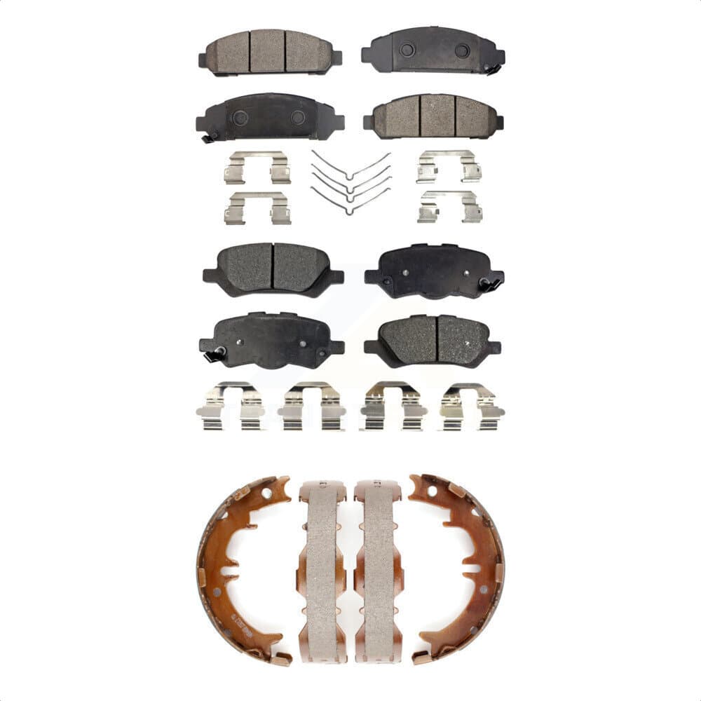 Transit Auto - KFN-100551 - Front and Rear Disc Brake Pad Kits image 1