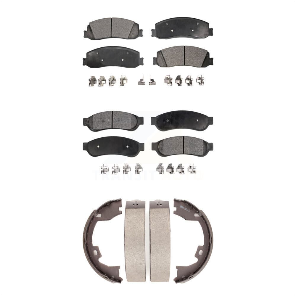 Transit Auto - KFN-100572 - Front and Rear Disc Brake Pad Kits image 1