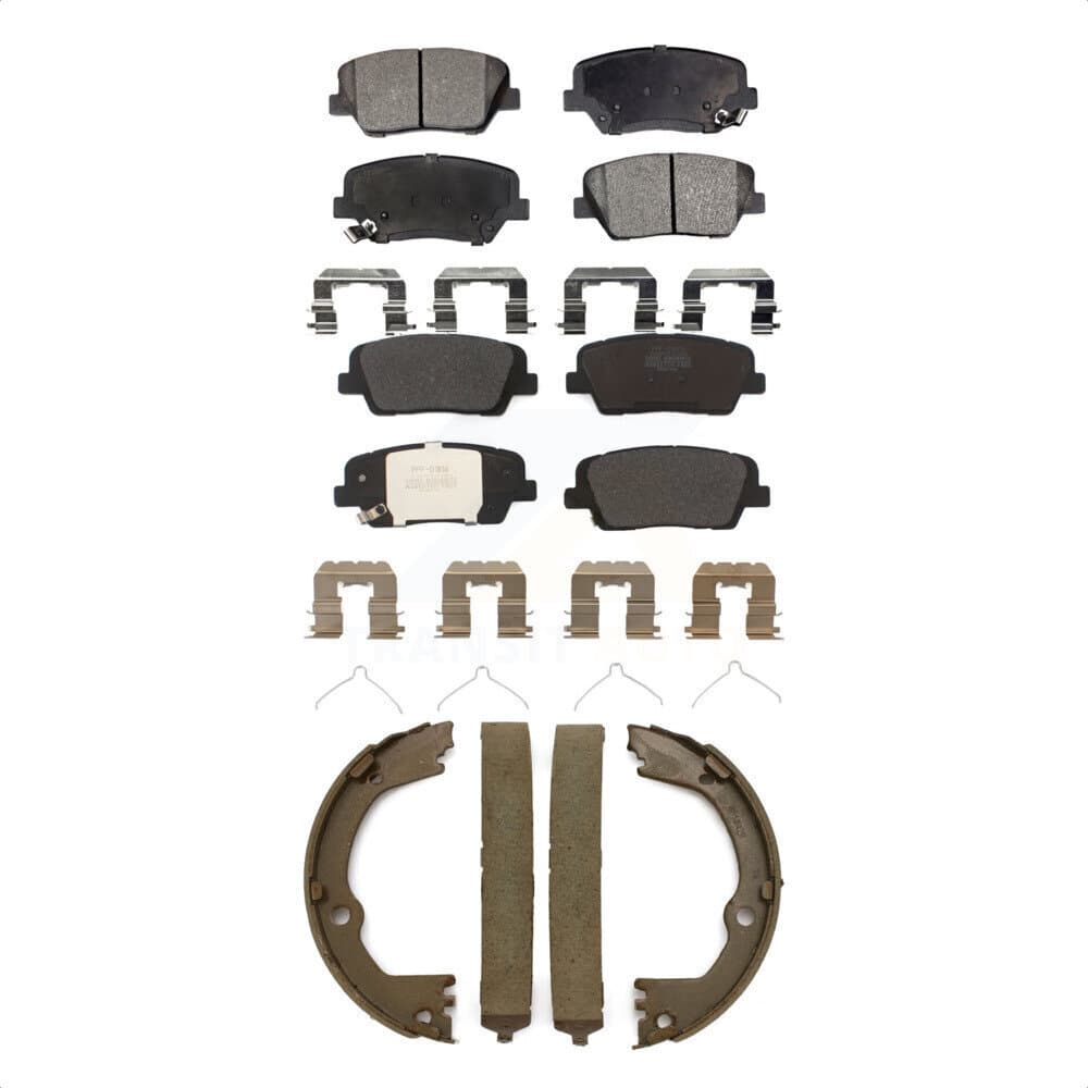 Transit Auto - KFN-100641 - Front and Rear Disc Brake Pad Kits image 1