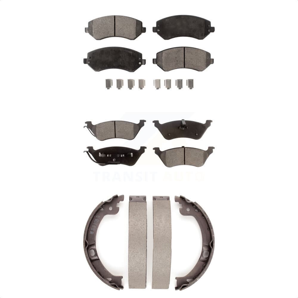 Transit Auto - KFN-100680 - Front and Rear Disc Brake Pad Kits image 1