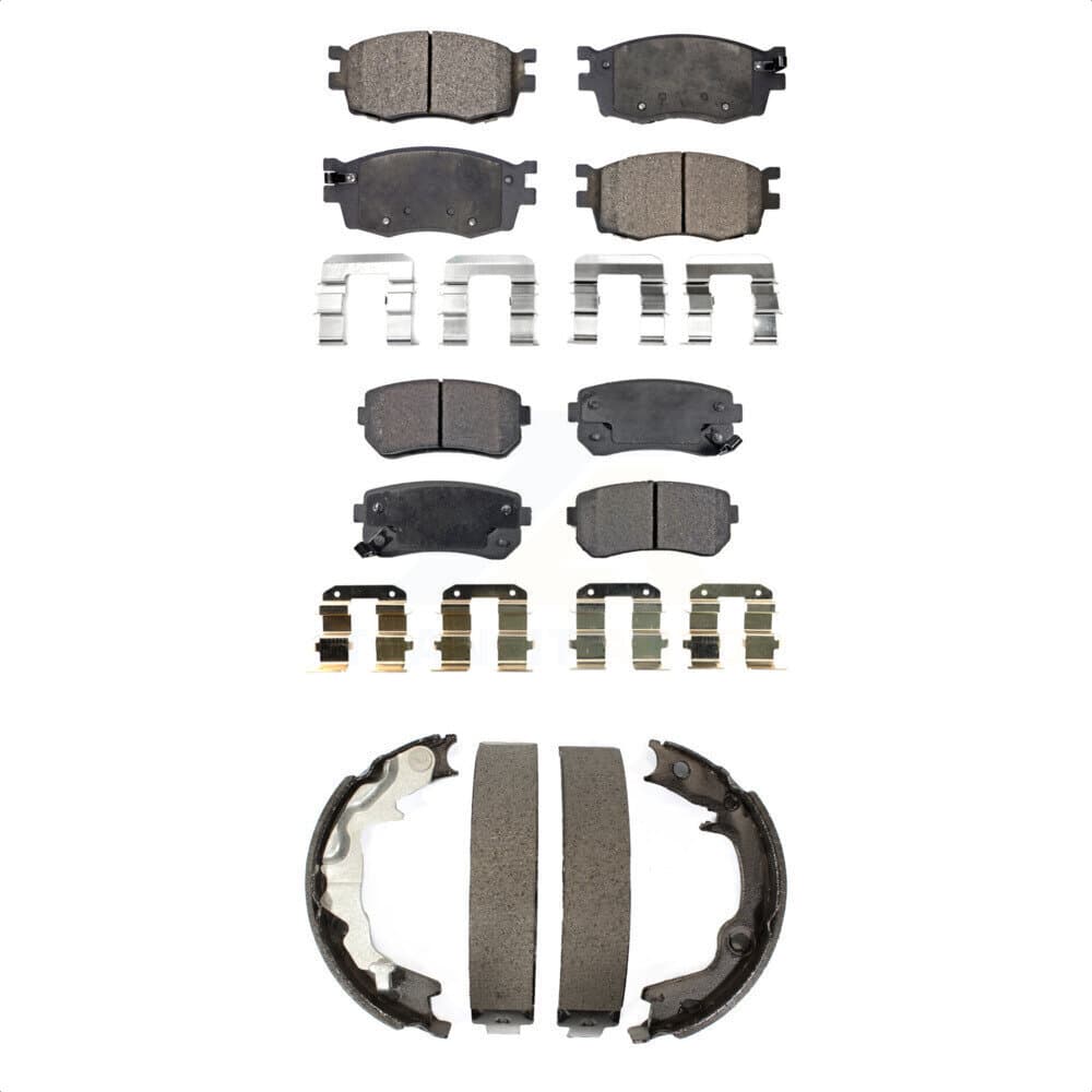 Transit Auto - KFN-100700 - Front and Rear Disc Brake Pad Kits image 1