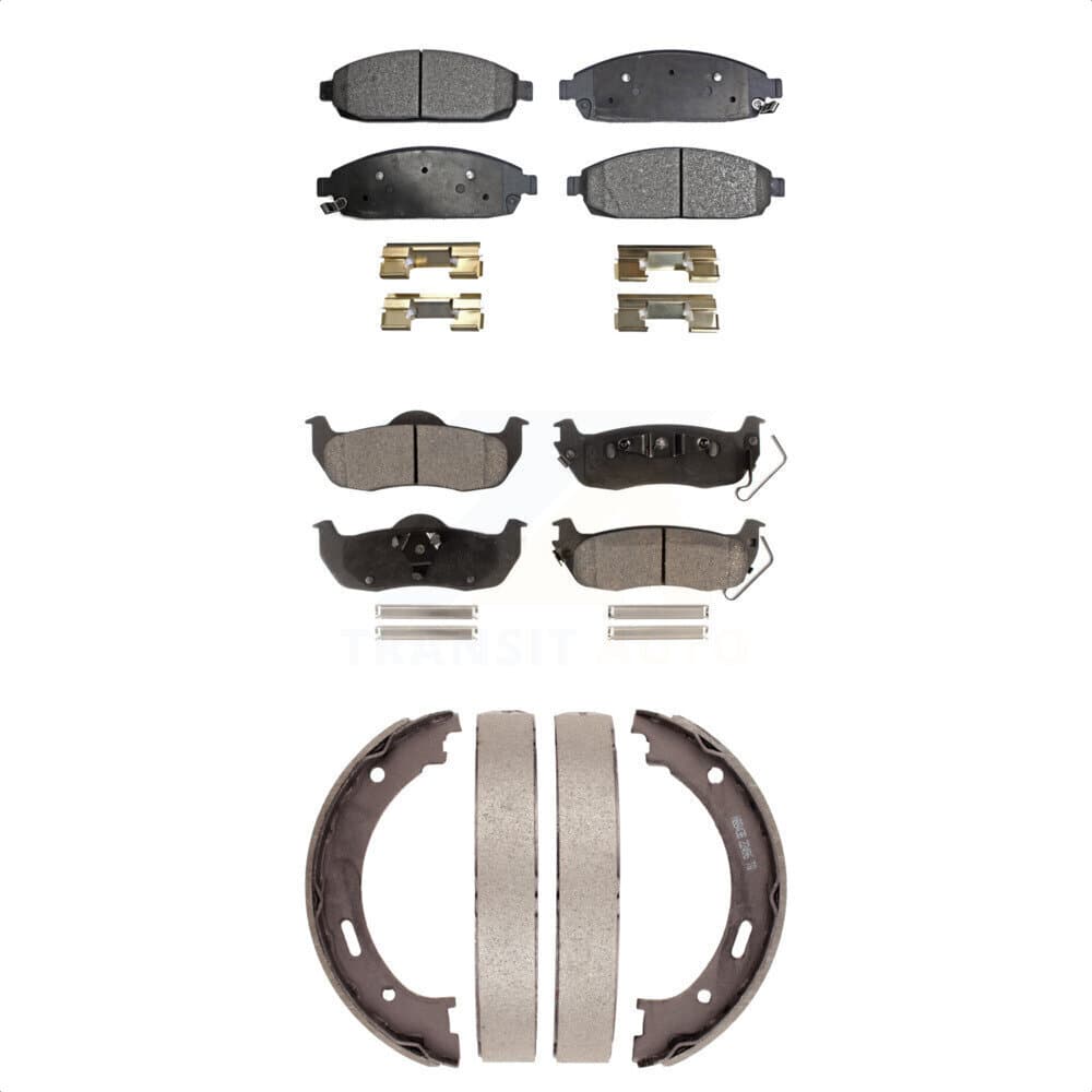 Transit Auto - KFN-100732 - Front and Rear Disc Brake Pad Kits image 1