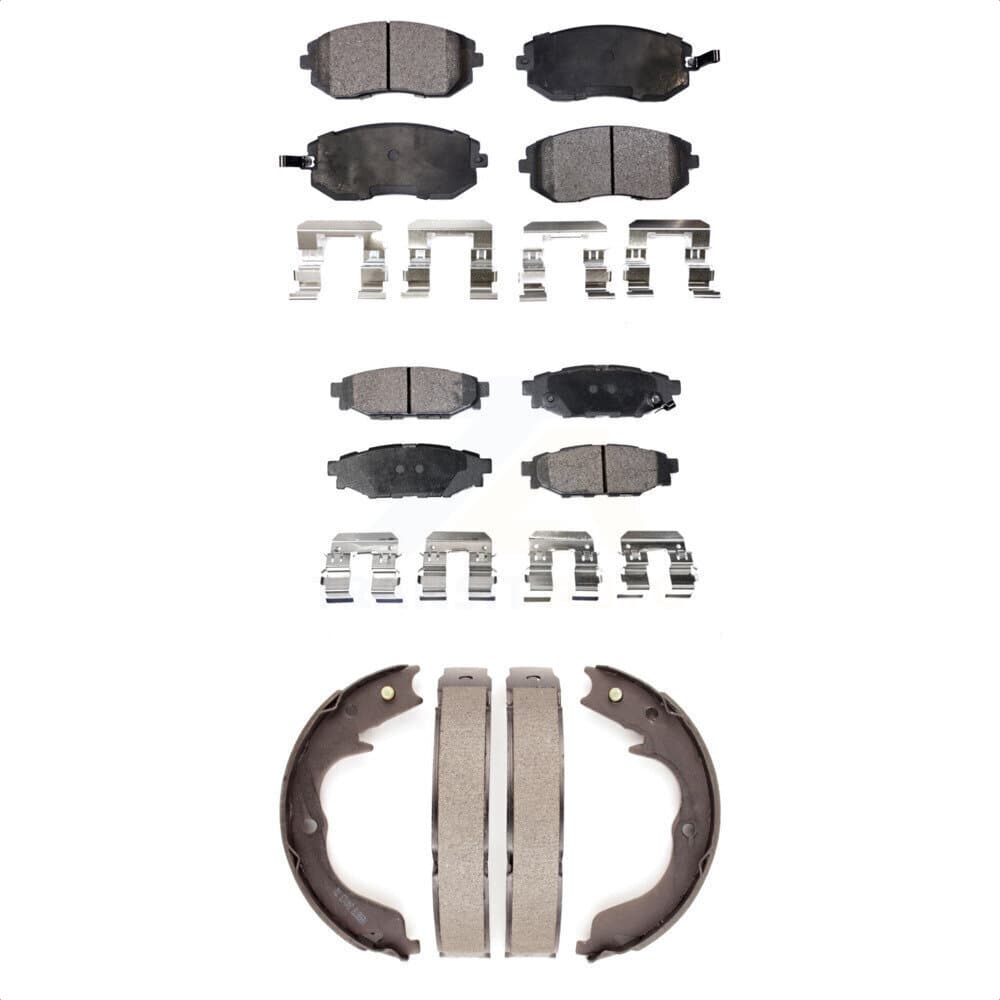 Transit Auto - KFN-100736 - Front and Rear Disc Brake Pad Kits image 1
