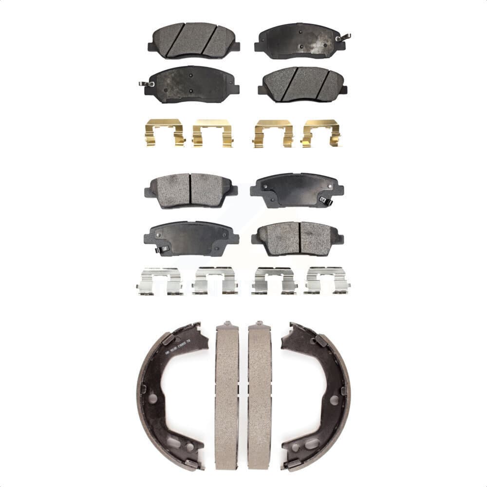 Transit Auto - KFN-100748 - Front and Rear Disc Brake Pad Kits image 1