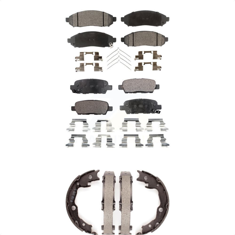 Transit Auto - KFN-100757 - Front and Rear Disc Brake Pad Kits image 1