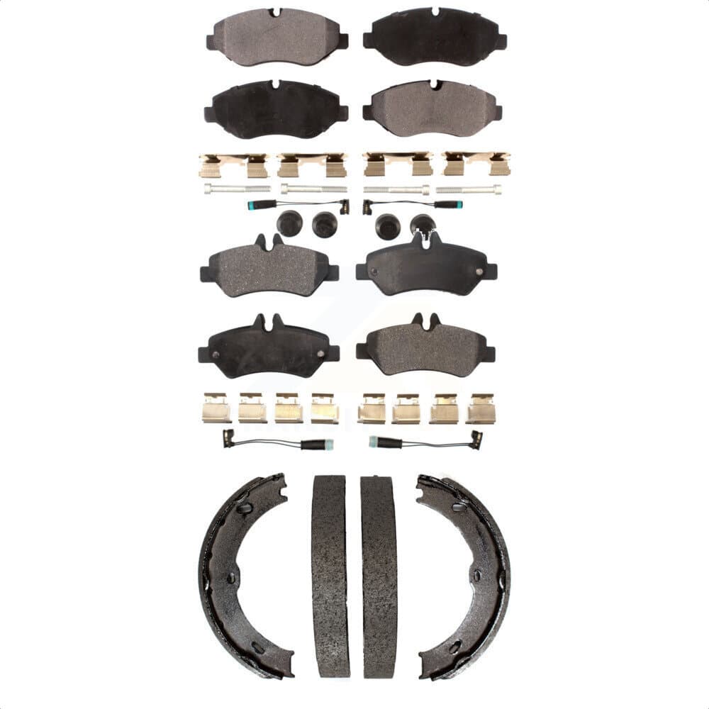Transit Auto - KFN-100769 - Front and Rear Disc Brake Pad Kits image 1