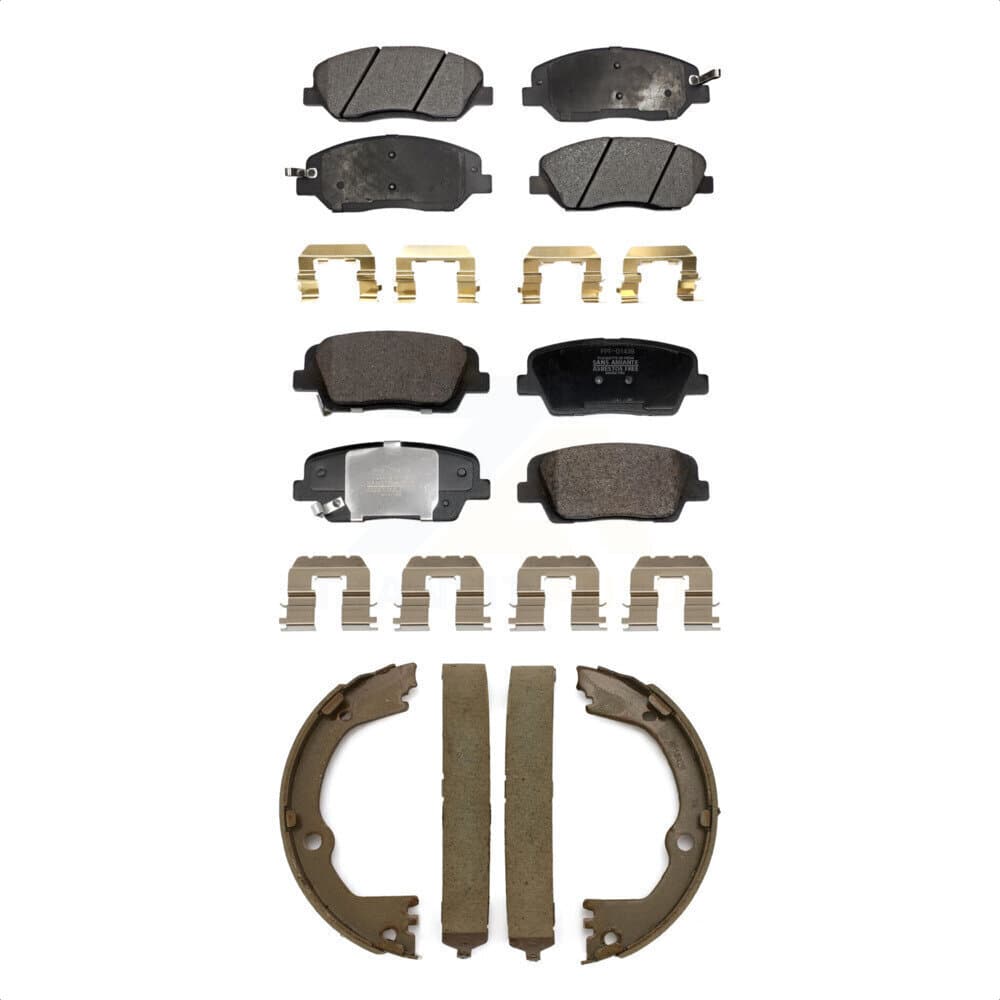 Transit Auto - KFN-100855 - Front and Rear Disc Brake Pad Kits image 1