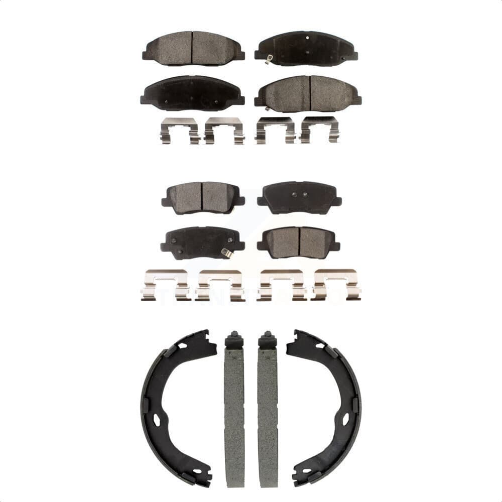 Transit Auto - KFN-100883 - Front and Rear Disc Brake Pad Kits image 1