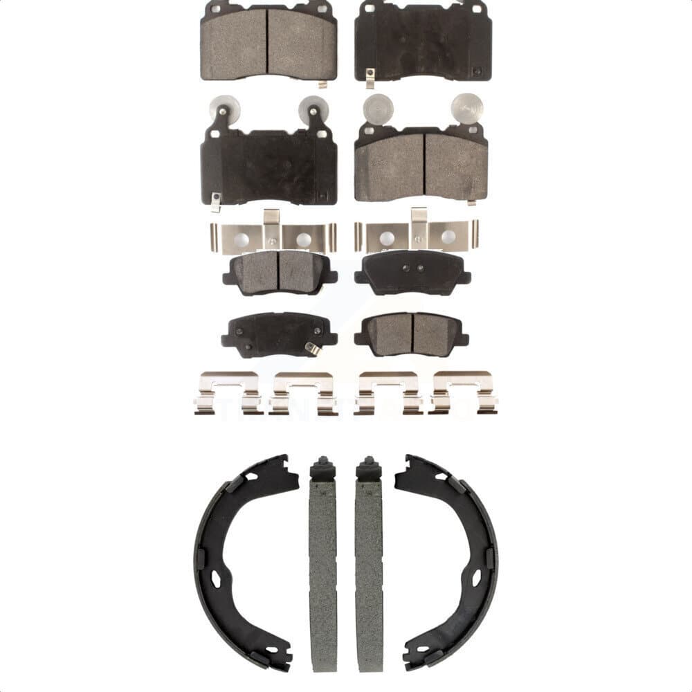 Transit Auto - KFN-100884 - Front and Rear Disc Brake Pad Kits image 1